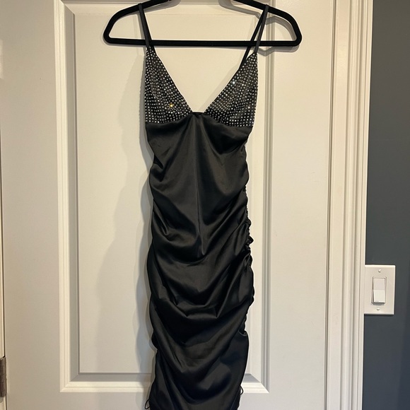 Victoria’s Secret x For Love and Lemons Satin & Rhinestone Slip Dress - Picture 5 of 9